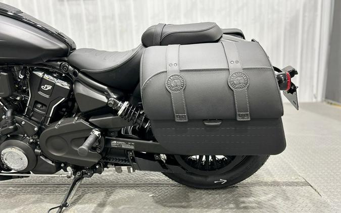 2025 Indian Super Scout Black Smoke with Graphics