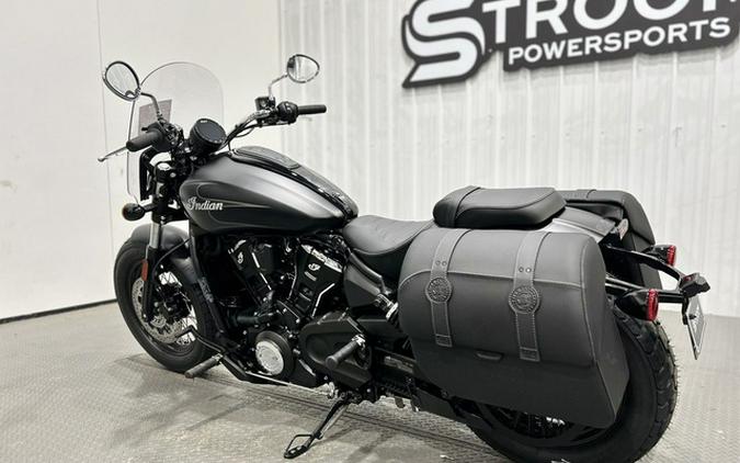 2025 Indian Super Scout Black Smoke with Graphics
