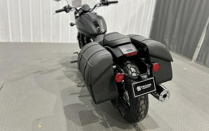 2025 Indian Super Scout Black Smoke with Graphics