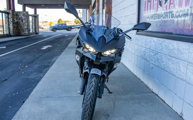 2026 Kawasaki Ninja® 500 ABS Metallic Flat Spark Black