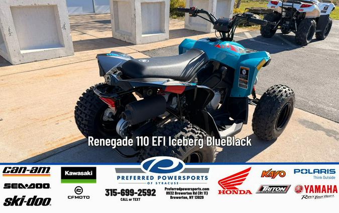 2026 Can-Am Renegade 110 EFI Iceberg Blue and Black