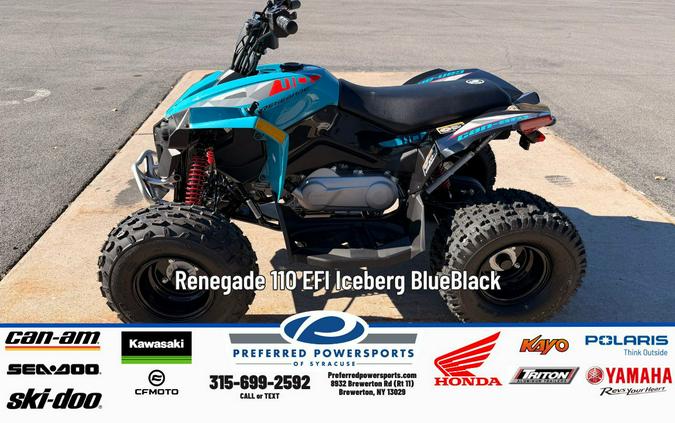 2026 Can-Am Renegade 110 EFI Iceberg Blue and Black