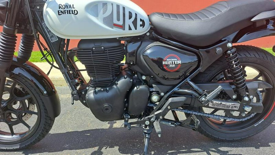 2023 Royal Enfield Hunter 350 Dapper White