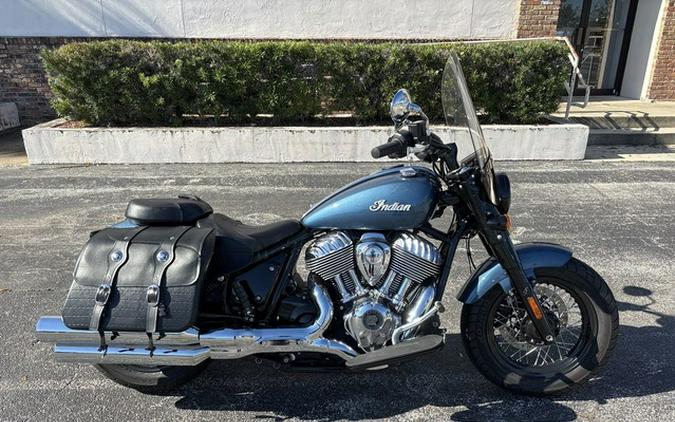 2022 Indian Super Chief Limited Blue Slate Metallic