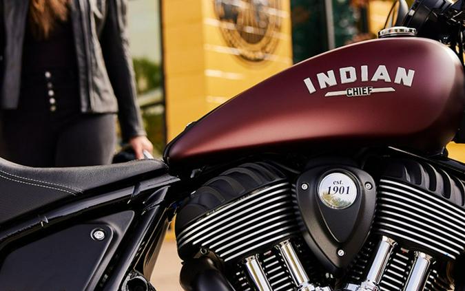 2024 Indian Motorcycle® Chief ABS Maroon Metallic Smoke