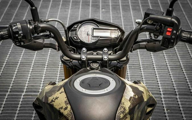 2026 Kawasaki Z125 PRO Cypher Camo Beige