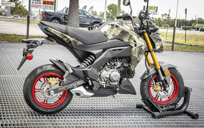 2026 Kawasaki Z125 PRO Cypher Camo Beige
