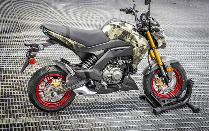 2026 Kawasaki Z125 PRO Cypher Camo Beige