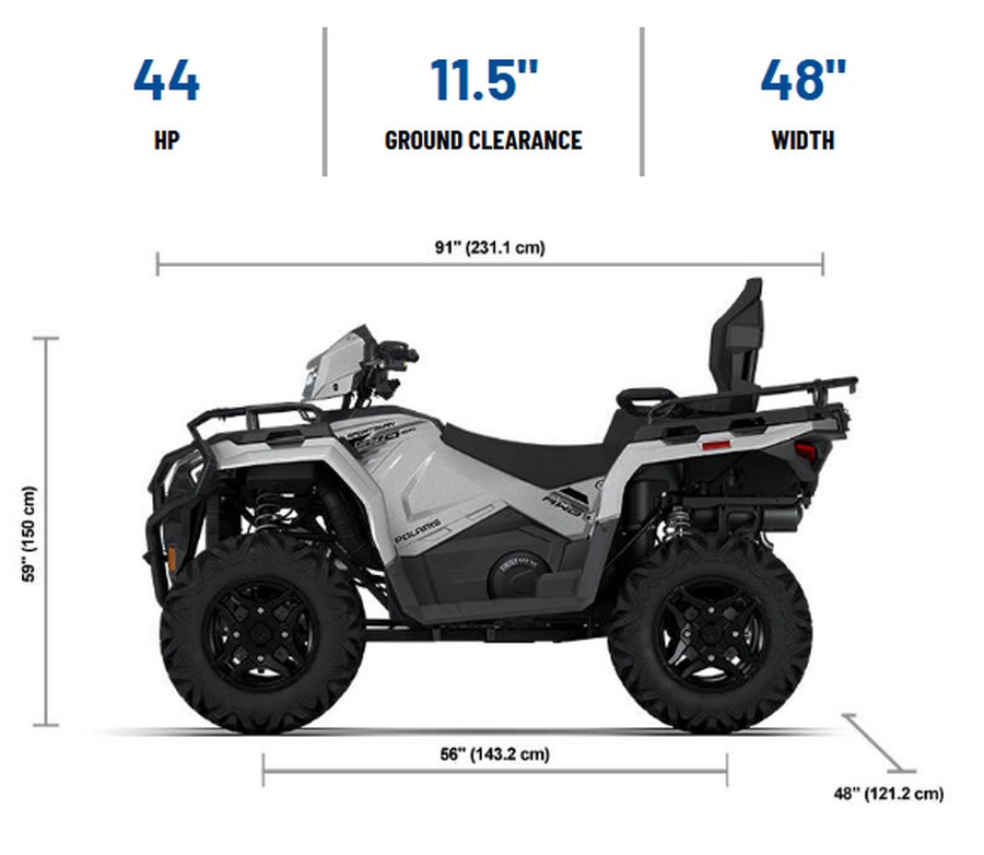 2026 SPORTSMAN TOURING 570 ULTIMATE SILVER - Polaris