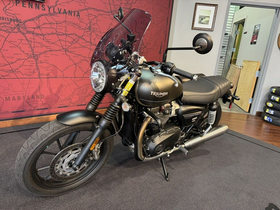 2023 Triumph Speed Twin 900 Matte Silver Ice