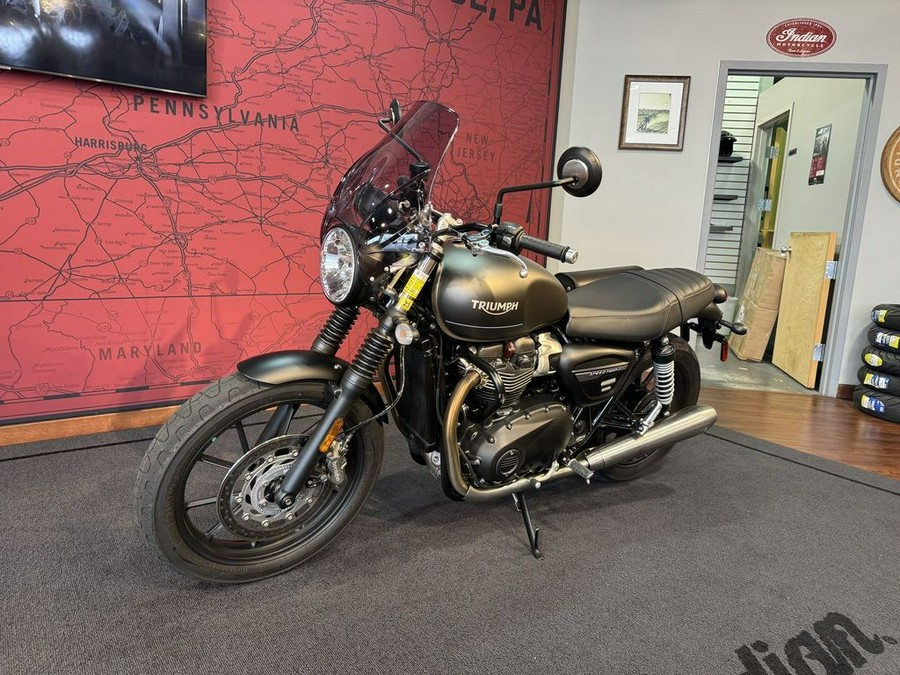 2023 Triumph Speed Twin 900 Matte Silver Ice