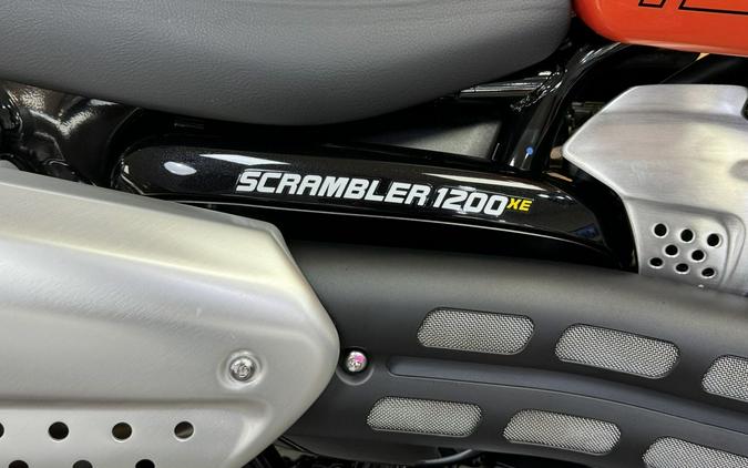 2024 Triumph Scrambler 1200 XE Baja Orange / Phantom Black