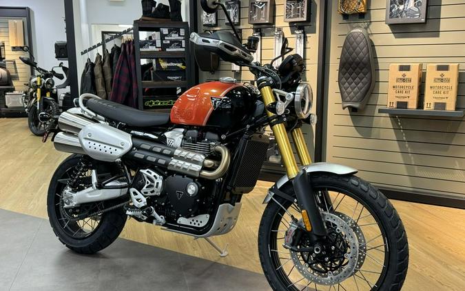 2024 Triumph Scrambler 1200 XE Baja Orange / Phantom Black