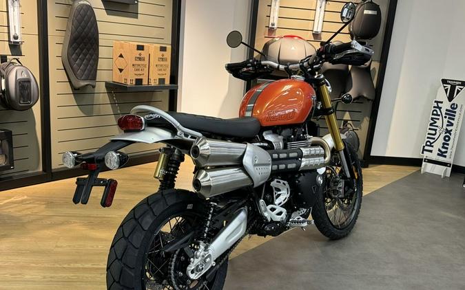 2024 Triumph Scrambler 1200 XE Baja Orange / Phantom Black