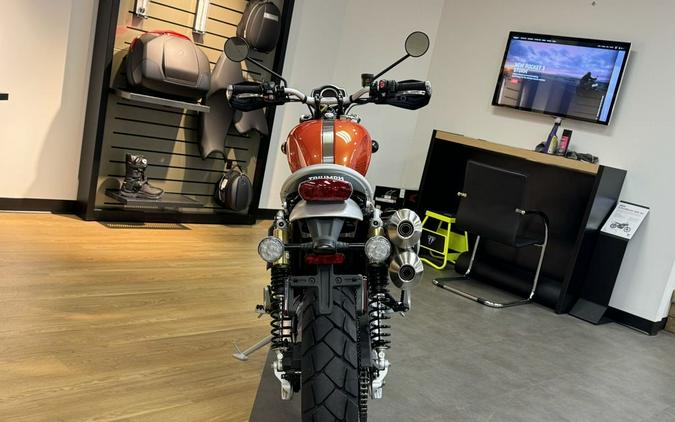 2024 Triumph Scrambler 1200 XE Baja Orange / Phantom Black