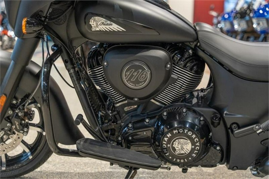 2024 Indian Motorcycle® Chieftain® Dark Horse® w/Powerband Audio Pkg Black Smoke