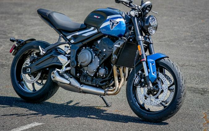 2025 Triumph Trident 660 Cobalt BlueSapphire Black