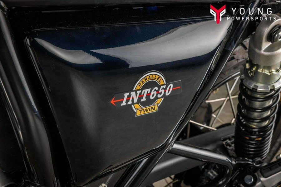 2024 Royal Enfield INT650 Black Pearl