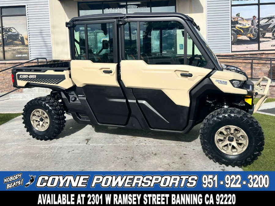 2024 Can-Am® Defender MAX Limited HD10 Desert Tan & Timeless Black