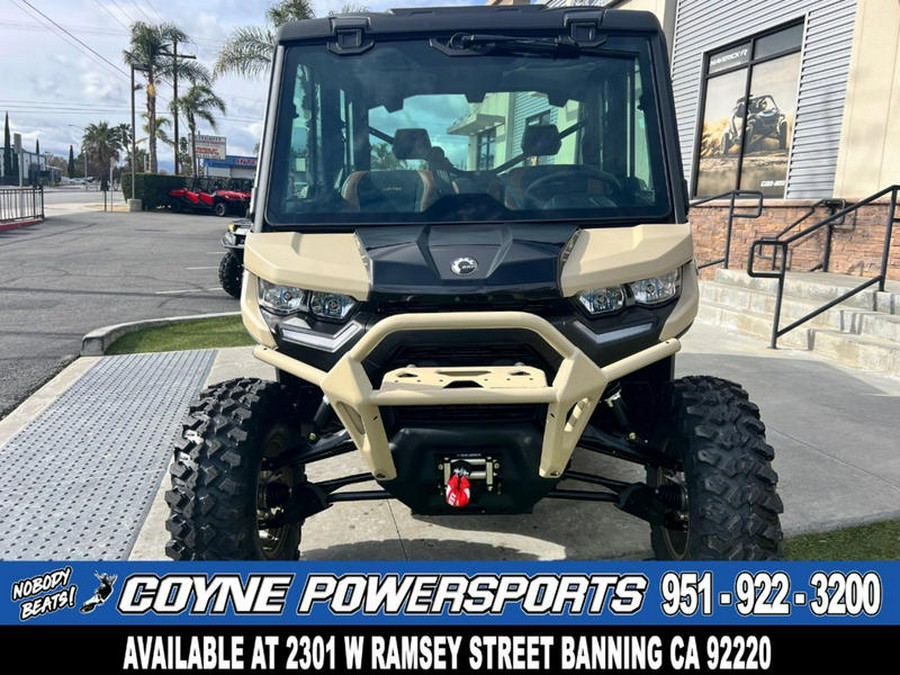 2024 Can-Am® Defender MAX Limited HD10 Desert Tan & Timeless Black