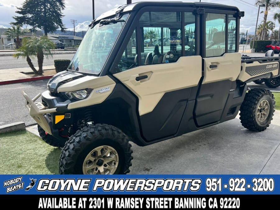 2024 Can-Am® Defender MAX Limited HD10 Desert Tan & Timeless Black