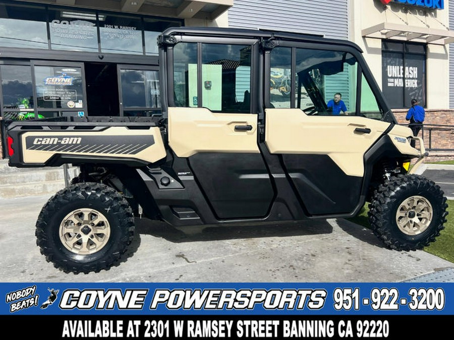 2024 Can-Am® Defender MAX Limited HD10 Desert Tan & Timeless Black