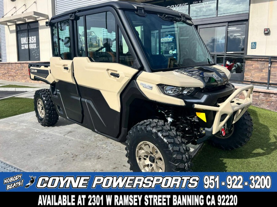 2024 Can-Am® Defender MAX Limited HD10 Desert Tan & Timeless Black