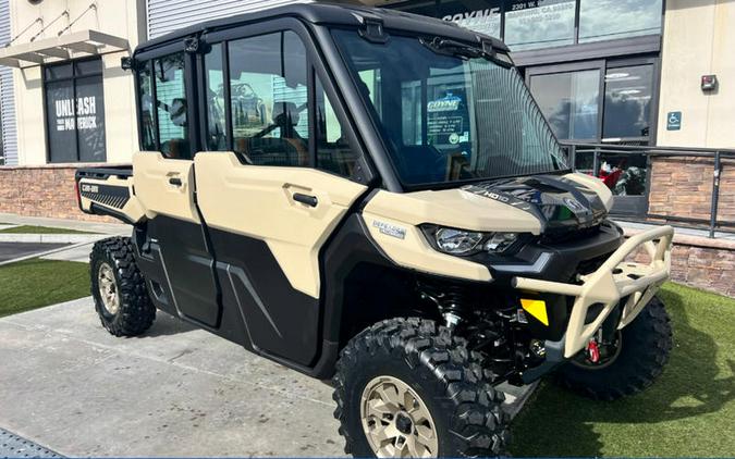 2024 Can-Am® Defender MAX Limited HD10 Desert Tan & Timeless Black