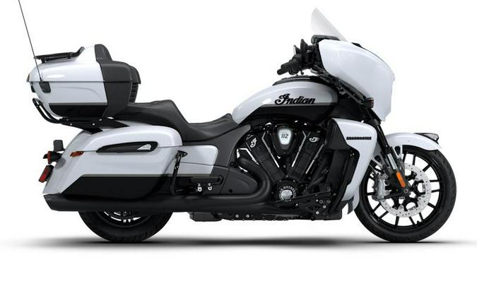 2026 Indian Motorcycle® Roadmaster® PowerPlus Dark Horse® 112 Ghost White Metallic with Black Metal