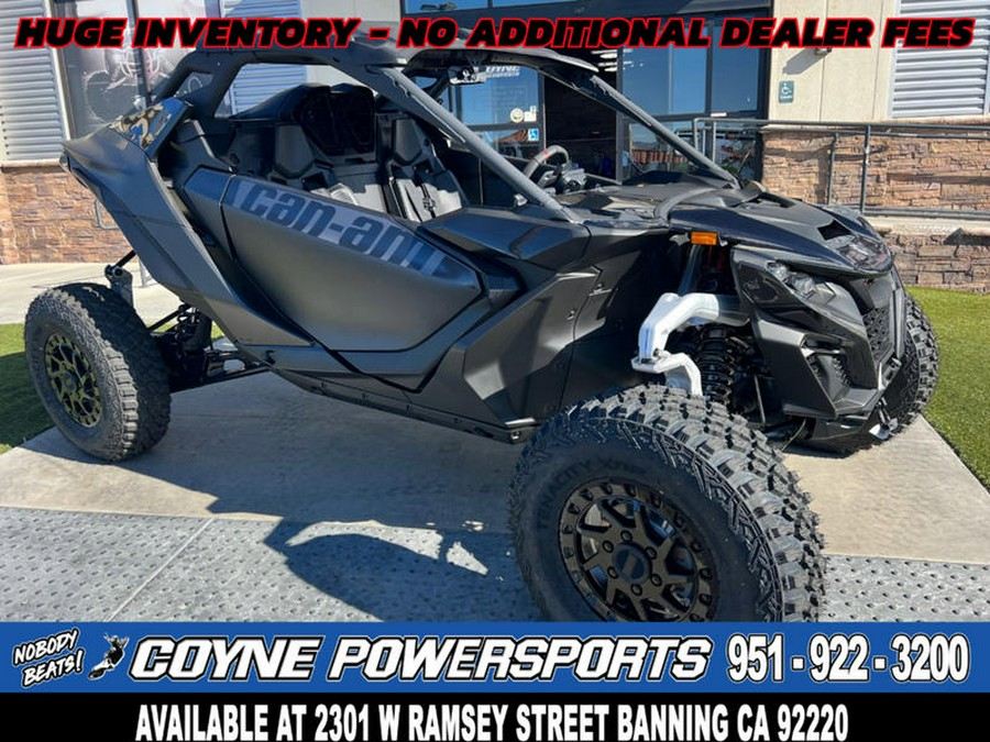 2024 Can-Am® Maverick R X RS with Smart-Shox Triple Black