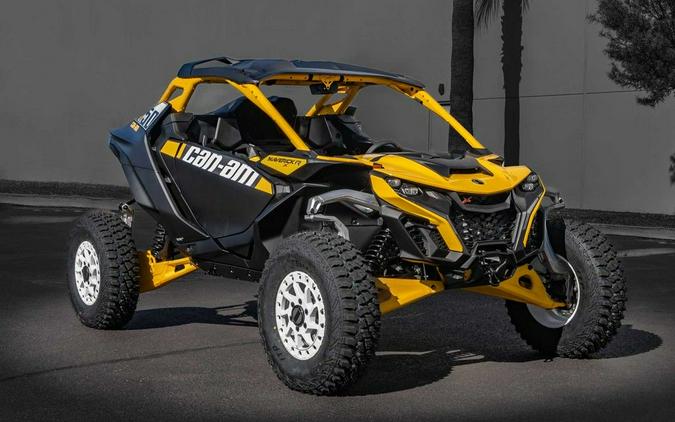 2024 Can-Am® Maverick R X RS with Smart-Shox Carbon Black & Neo Yellow