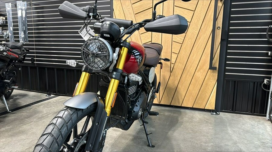 2024 Triumph Scrambler 400 X CARNIVAL RED PHANTOM BLACK