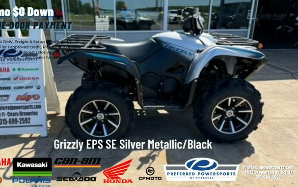 2024 Yamaha Grizzly EPS SE Silver Metallic/Black