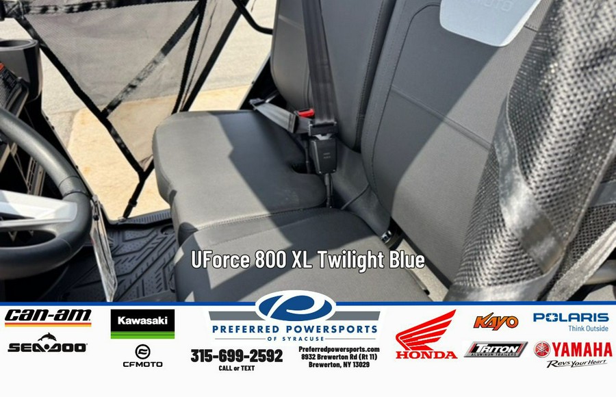 2026 CFMOTO UForce 800 XL Twilight Blue