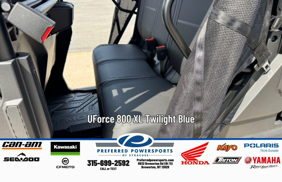 2026 CFMOTO UForce 800 XL Twilight Blue
