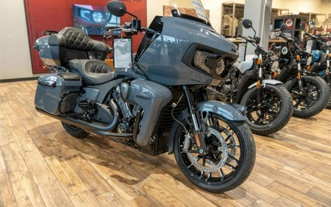 2024 Indian Motorcycle® Pursuit® Dark Horse® with PowerBand Audio Package Stealth Gray