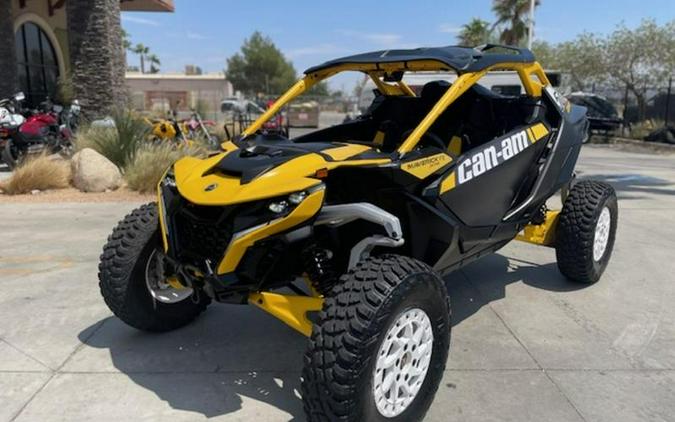 2024 Can-Am® Maverick R X RS with Smart-Shox Carbon Black & Neo Yellow