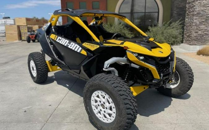 2024 Can-Am® Maverick R X RS with Smart-Shox Carbon Black & Neo Yellow