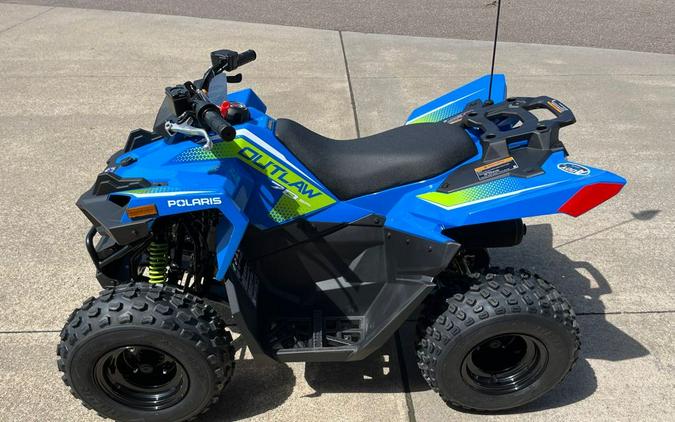 2024 Polaris Industries Outlaw® 70 EFI Velocity Blue / Lifted Lime