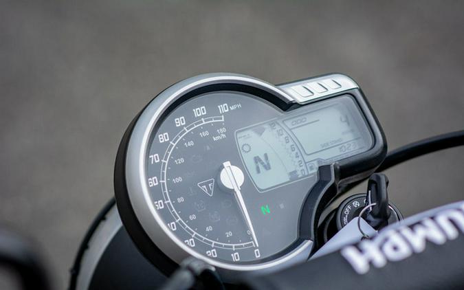 2025 Triumph Scrambler 400 X Carnival Red / Phantom Black