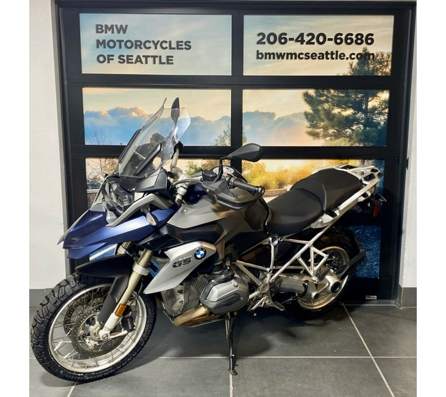 2017 BMW R 1200 GS Rally Technology Frozen Blue / Light Grey Metallic