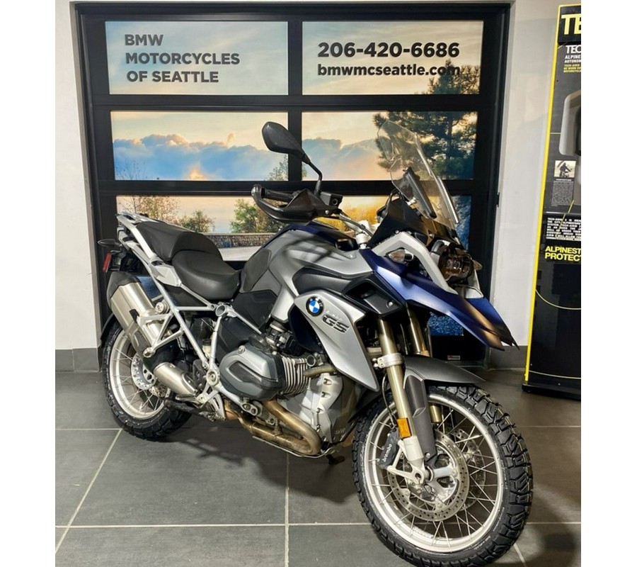 2017 BMW R 1200 GS Rally Technology Frozen Blue / Light Grey Metallic