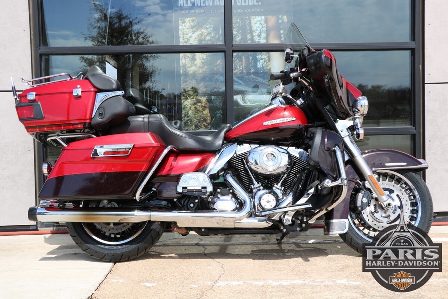 2012 Harley-Davidson Electra Glide Ultra Limited Two-Tone Ember Red Sunglo/M