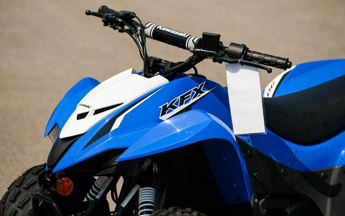 New 2023 KAWASAKI KFX90 VIBRANT BLUE