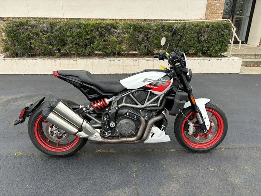 2023 Indian FTR Sport White LightningIndy Red