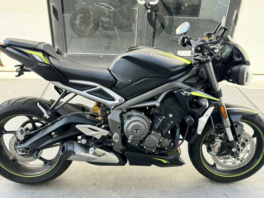 2020 Triumph Street Triple RS Matte Jet Black