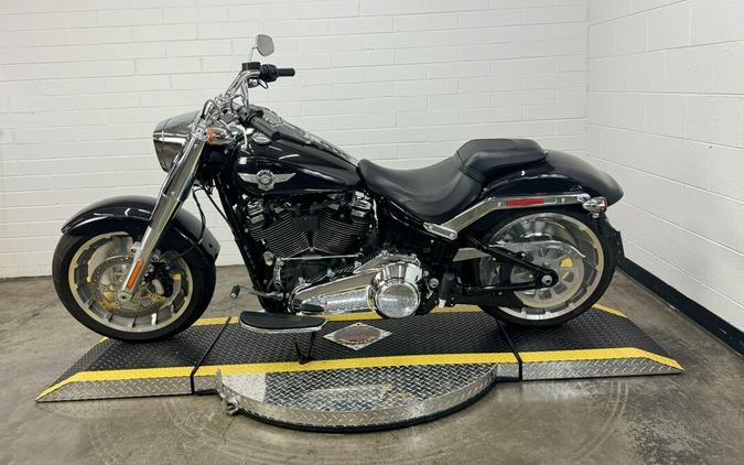 2021 Harley-Davidson Fat Boy 114 BLACK JACK METALLIC W/PINST