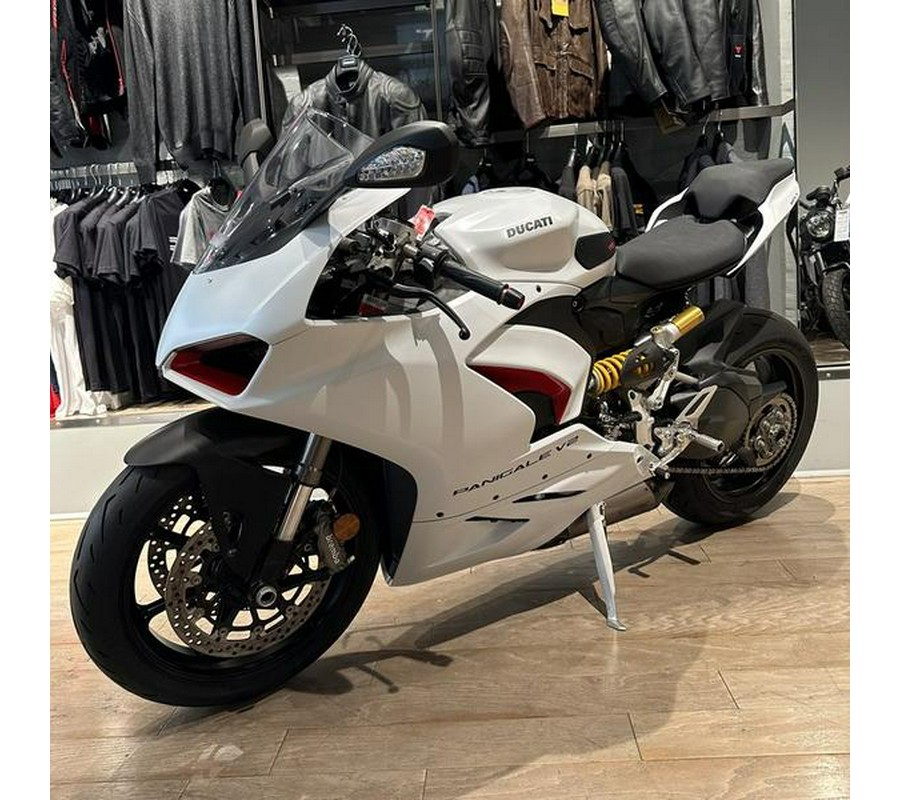 2023 Ducati Panigale V2 White Rosso Livery