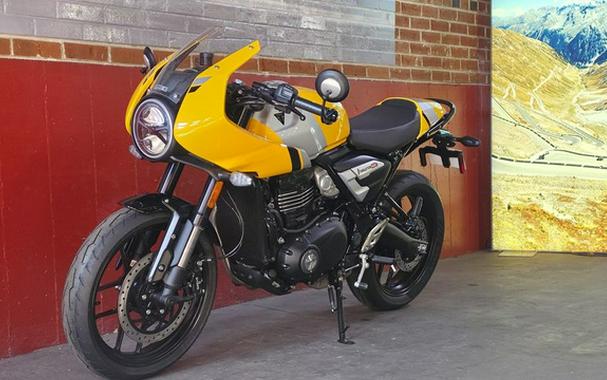 2026 Triumph Thruxton 400 Metallic Racing Yellow / Aluminium Silver