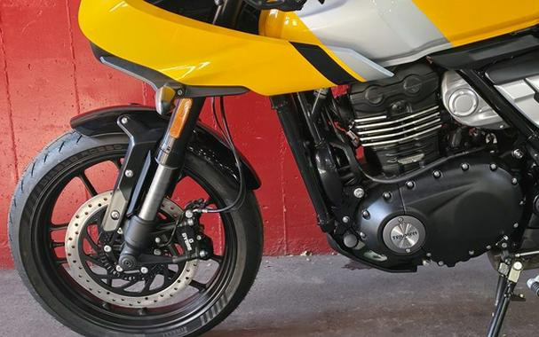 2026 Triumph Thruxton 400 Metallic Racing Yellow / Aluminium Silver